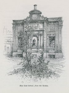 Blue Coat School from the garden