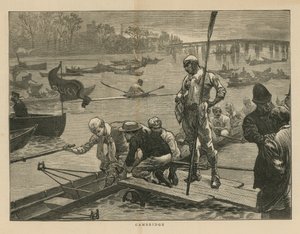 Boat Race on the River Cam in Cambridge by English School