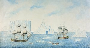 Boats Collecting Ice, c.1773