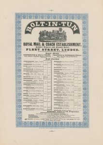 Bolt-in-Tun Royal Mail & Coach Establishment by English School