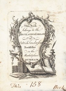 Book Plate, Patrick Sanderson by English School
