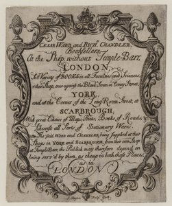 Booksellers, Caesar Ward and Richard Chandler by English School