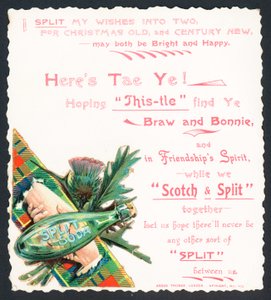 Bottle of Split Soda by English School