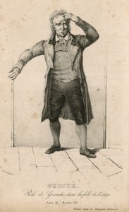 Bouffe, in the role of Grandet in La Fille de Cavaire by English School