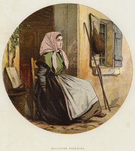 Boulogne Fish-Girl by English School