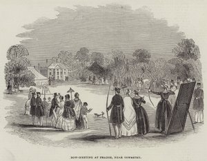 Bow-Meeting at Pradoe, near Oswestry by English School