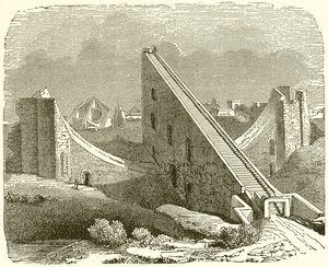 Brahmin Observatory at Benares by English School