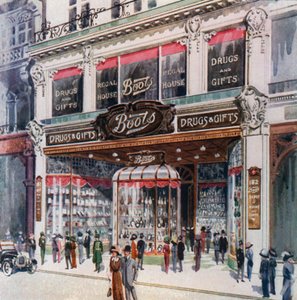 Branch of Boots at 182 Regent Street by English School