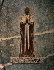 Brass of William White, in the Fitzalan Chapel