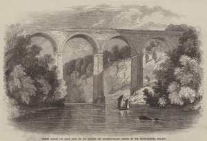 Bridge across the River Wear on the Durham and Bishop-Auckland Branch of the North-Eastern Railway by English School