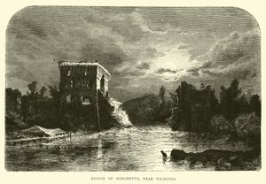Bridge of Borghetto, near Valeggio by English School