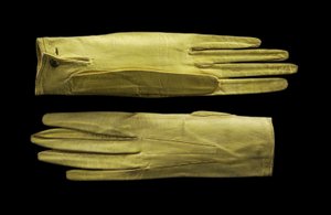 Bright Yellow Wrist-Length Gloves by English School