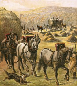 Bringing in the Hay by English School