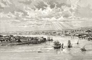 Brisbane Harbour, Australia, c.1880, from 