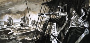 Britain lost Minorca when a fleet of French ships fled into the sanctuary of Mahon harbour
