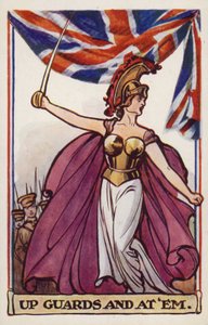 Britannia with Soldiers and Union Flag