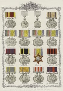 British Awards for Valour on Sea and Land during the Last Fifty Years