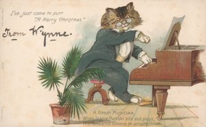 British Christmas Card by English School