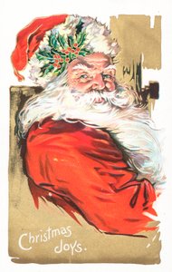 British Christmas Card by English School
