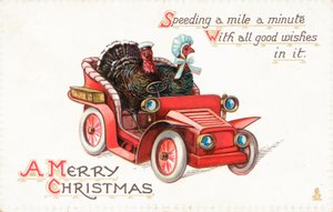 British Christmas card by English School
