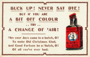 British Christmas card by English School
