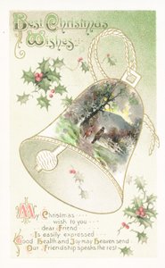 British Christmas card by English School