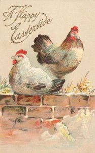 British Easter Card by English School