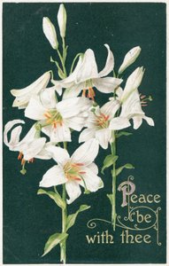 British Easter Card by English School