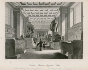 British Museum, Egyptian Room by English School