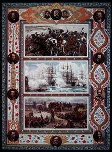 British Victories, Land & Sea (Boer War, Crimea, etc), front cover of the Illustrated London News by English School