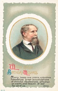 British birthday card by English School