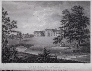Brough Hall in Yorkshire, the Seat of Sir John Lawson by English School
