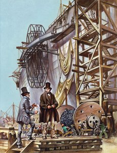 Brunel follows the progress of the building of the Great Eastern