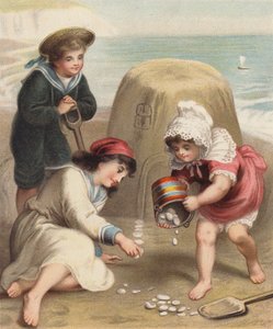 Building a Sand Castle at the Beach