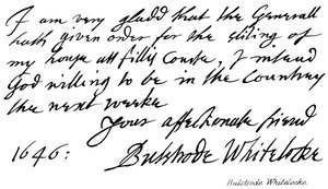 Bulstrode Whitelocke