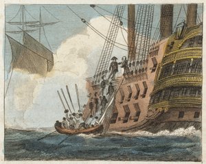 Buonaparte Surrenders to the English by English School