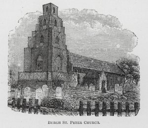 Burgh St Peter Church (engraving)