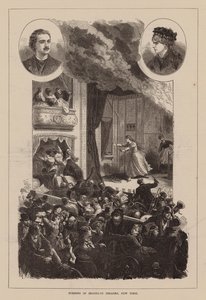 Burning of Brooklyn Theatre, New York