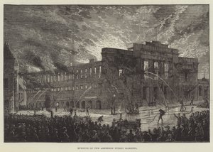Burning of the Aberdeen Public Markets by English School