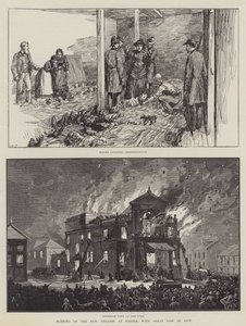 Burning of the New Theatre at Exeter, with Great Loss of Life