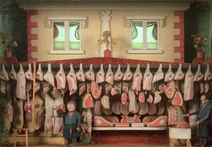 Butchers Shop by English School