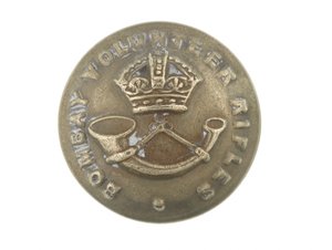 Button, Bombay Volunteer Rifles, 1901-1947 by English School