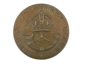 Button, Bombay Volunteer Rifles, 1901-1947