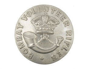 Button, Bombay Volunteer Rifles, pre-1901
