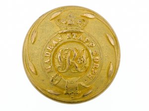 Button, Madras Staff Corps, 1861-1876 by English School