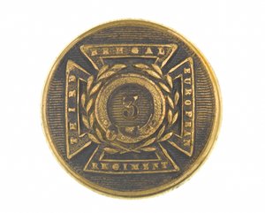 Button, officer, 3rd Bengal European Regiment, 1854-1861