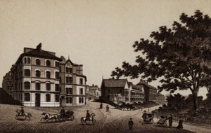Buxton: Burlington Hotel and Broadwalk by English School