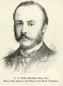 C. T. Dyke Acland Illustration from The Graphic 17th February 1883 by English School