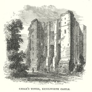 Caesar’s Tower, Kenilworth Castle by English School