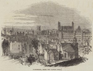 Cambridge, from the Castle Hill by English School